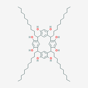 molecular formula C72H112O8 B054279 C-十一烷基杯[4]间苯二酚 CAS No. 116780-43-9