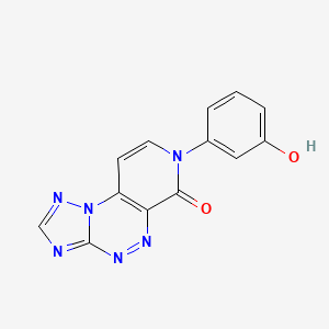 molecular formula C13H8N6O2 B5428142 7-(3-hydroxyphenyl)pyrido[4,3-e][1,2,4]triazolo[5,1-c][1,2,4]triazin-6(7H)-one 