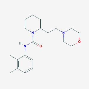 molecular formula C20H31N3O2 B5428532 N-(2,3-dimethylphenyl)-2-[2-(4-morpholinyl)ethyl]-1-piperidinecarboxamide 