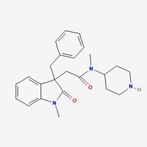 2-(3-benzyl-1-methyl-2-oxo-2,3-dihydro-1H-indol-3-yl)-N-methyl-N-4-piperidinylacetamide hydrochloride