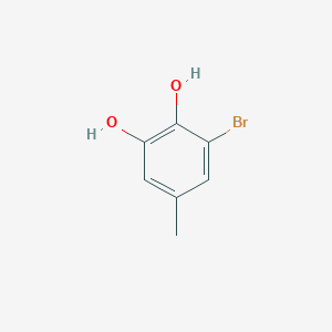 molecular formula C7H7BrO2 B054292 3-Bromo-5-methylbenzene-1,2-diol CAS No. 117654-19-0