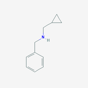 molecular formula C11H15N B054306 N-benzyl-1-cyclopropylmethanamine CAS No. 116373-23-0