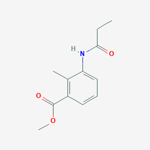 methyl 2-methyl-3-(propionylamino)benzoate