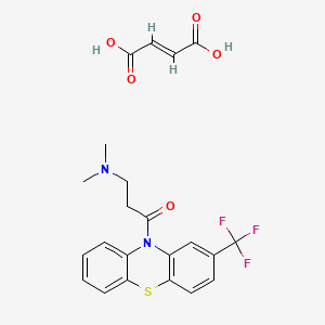 N,N-dimethyl-3-oxo-3-[2-(trifluoromethyl)-10H-phenothiazin-10-yl]-1-propanamine 2-butenedioate