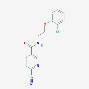 N-[2-(2-chlorophenoxy)ethyl]-6-cyanonicotinamide