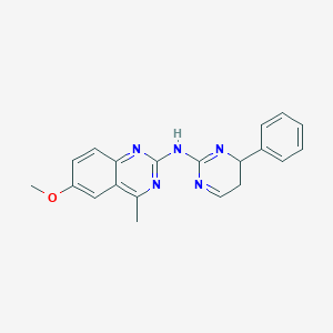 6-methoxy-4-methyl-N-(4-phenyl-4,5-dihydro-2-pyrimidinyl)-2-quinazolinamine