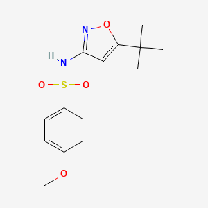 N-(5-tert-butyl-3-isoxazolyl)-4-methoxybenzenesulfonamide