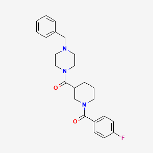 1-benzyl-4-{[1-(4-fluorobenzoyl)-3-piperidinyl]carbonyl}piperazine