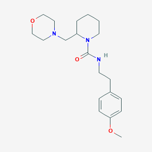 N-[2-(4-methoxyphenyl)ethyl]-2-(4-morpholinylmethyl)-1-piperidinecarboxamide