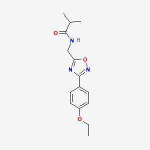 N-{[3-(4-ethoxyphenyl)-1,2,4-oxadiazol-5-yl]methyl}-2-methylpropanamide