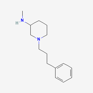 molecular formula C15H24N2 B5432071 N-甲基-1-(3-苯丙基)-3-哌啶胺 