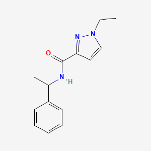 1-ethyl-N-(1-phenylethyl)-1H-pyrazole-3-carboxamide