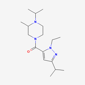 4-[(1-ethyl-3-isopropyl-1H-pyrazol-5-yl)carbonyl]-1-isopropyl-2-methylpiperazine