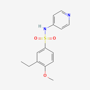 [(3-Ethyl-4-methoxyphenyl)sulfonyl]-4-pyridylamine