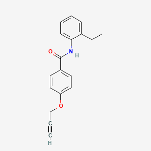 molecular formula C18H17NO2 B5432199 N-(2-ethylphenyl)-4-(2-propyn-1-yloxy)benzamide 