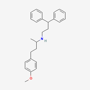 molecular formula C26H31NO B5432253 (3,3-diphenylpropyl)[3-(4-methoxyphenyl)-1-methylpropyl]amine 