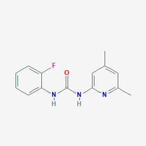 1-(4,6-Dimethylpyridin-2-yl)-3-(2-fluorophenyl)urea