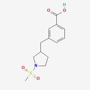 3-{[1-(methylsulfonyl)pyrrolidin-3-yl]methyl}benzoic acid