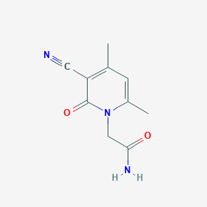 2-(3-cyano-4,6-dimethyl-2-oxopyridin-1(2H)-yl)acetamide