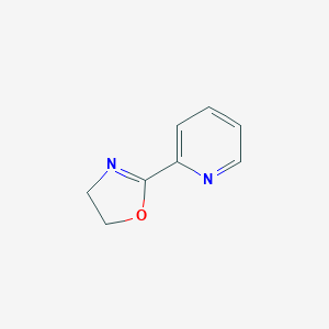 molecular formula C8H8N2O B054324 2-(吡啶-2-基)-4,5-二氢恶唑 CAS No. 119165-69-4