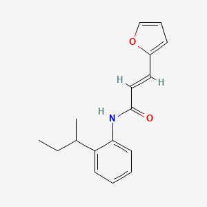 (2E)-N-[2-(butan-2-yl)phenyl]-3-(furan-2-yl)prop-2-enamide