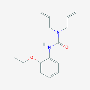 molecular formula C15H20N2O2 B5432520 N,N-diallyl-N'-(2-ethoxyphenyl)urea 