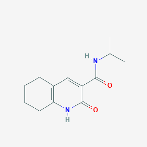 N-isopropyl-2-oxo-1,2,5,6,7,8-hexahydro-3-quinolinecarboxamide