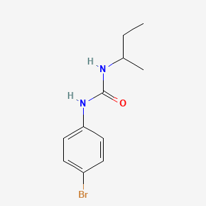 molecular formula C11H15BrN2O B5432560 N-(4-bromophenyl)-N'-(sec-butyl)urea 