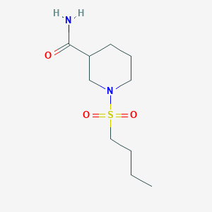 molecular formula C10H20N2O3S B5432593 1-(butylsulfonyl)-3-piperidinecarboxamide 