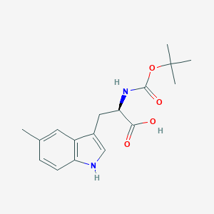 molecular formula C17H22N2O4 B054327 N-Boc-5-methyl-D-tryptophan CAS No. 114873-18-6