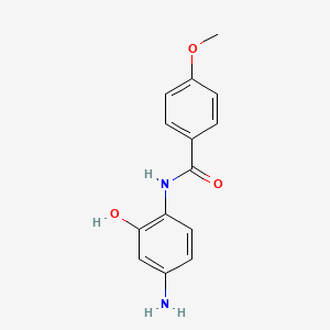 N-(4-amino-2-hydroxyphenyl)-4-methoxybenzamide