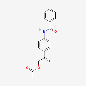 [2-(4-Benzamidophenyl)-2-oxoethyl] acetate