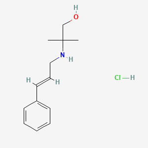 2-methyl-2-[(3-phenyl-2-propen-1-yl)amino]-1-propanol hydrochloride