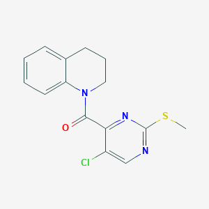 1-{[5-chloro-2-(methylthio)pyrimidin-4-yl]carbonyl}-1,2,3,4-tetrahydroquinoline