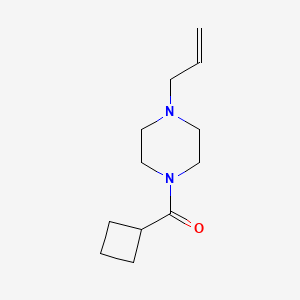 molecular formula C12H20N2O B5432812 1-allyl-4-(cyclobutylcarbonyl)piperazine 