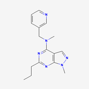 N,1-dimethyl-6-propyl-N-(3-pyridinylmethyl)-1H-pyrazolo[3,4-d]pyrimidin-4-amine