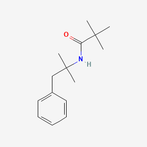 molecular formula C15H23NO B5432883 N-(1,1-dimethyl-2-phenylethyl)-2,2-dimethylpropanamide 