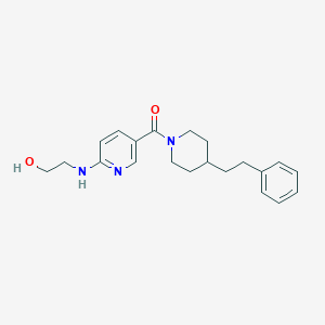 2-[(5-{[4-(2-phenylethyl)piperidin-1-yl]carbonyl}pyridin-2-yl)amino]ethanol