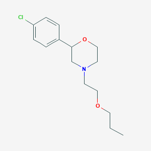 2-(4-chlorophenyl)-4-(2-propoxyethyl)morpholine