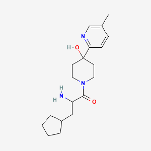 1-(3-cyclopentylalanyl)-4-(5-methyl-2-pyridinyl)-4-piperidinol dihydrochloride