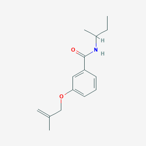 N-(sec-butyl)-3-[(2-methyl-2-propen-1-yl)oxy]benzamide