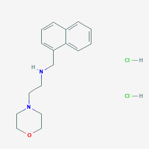 molecular formula C17H24Cl2N2O B5433216 [2-(4-morpholinyl)ethyl](1-naphthylmethyl)amine dihydrochloride 