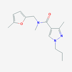 N,3-dimethyl-N-[(5-methyl-2-furyl)methyl]-1-propyl-1H-pyrazole-4-carboxamide