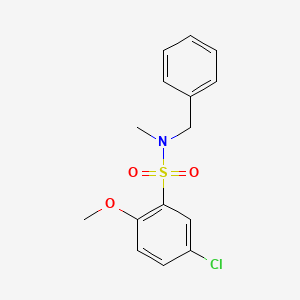 N-benzyl-5-chloro-2-methoxy-N-methylbenzenesulfonamide