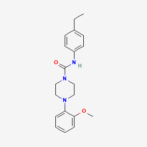 N-(4-ethylphenyl)-4-(2-methoxyphenyl)-1-piperazinecarboxamide