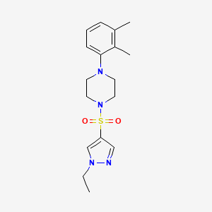 1-(2,3-dimethylphenyl)-4-[(1-ethyl-1H-pyrazol-4-yl)sulfonyl]piperazine