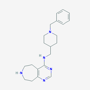 N-[(1-benzyl-4-piperidinyl)methyl]-6,7,8,9-tetrahydro-5H-pyrimido[4,5-d]azepin-4-amine dihydrochloride