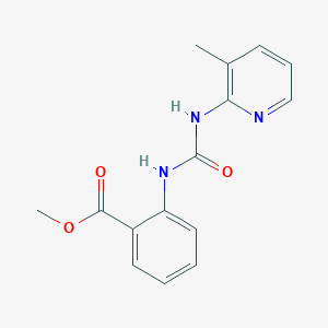 METHYL 2-({[(3-METHYL-2-PYRIDYL)AMINO]CARBONYL}AMINO)BENZOATE