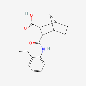 3-{[(2-ethylphenyl)amino]carbonyl}bicyclo[2.2.1]heptane-2-carboxylic acid