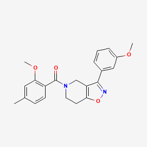 5-(2-methoxy-4-methylbenzoyl)-3-(3-methoxyphenyl)-4,5,6,7-tetrahydroisoxazolo[4,5-c]pyridine